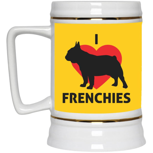 These custom designed 22oz Beer Steins are a Must Have For Every Frenchie Lover! - 4 Terriers Only