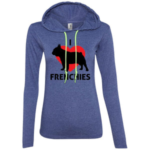 These custom designed Anvil Ladies T-Shirt Hoodies are a Must Have - 4 Terriers Only