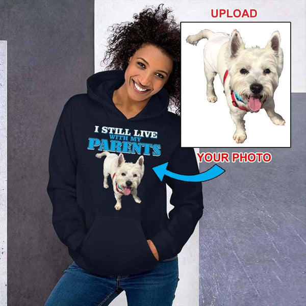 Unisex Hoodie - With Your Dogs Photo On It! - 4 Terriers Only