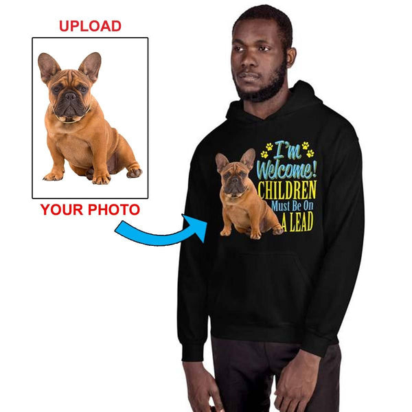 Unisex Hoodie - With Your Own Dogs Photo On It! - 4 Terriers Only