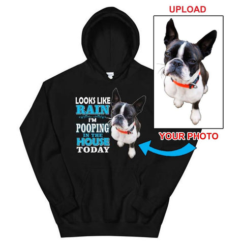 Unisex Hoodie - With Your Own Dogs Photo On It! - 4 Terriers Only