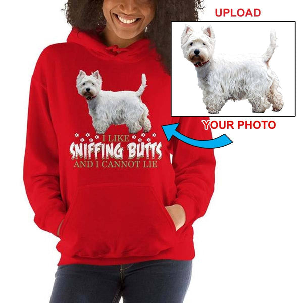 Unisex Hoodie - With Your Own Dogs Photo Printed On It! - 4 Terriers Only