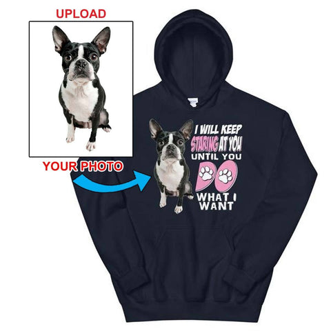 Unisex Hoodie - With Your Own Dogs Photo Printed On It! - 4 Terriers Only