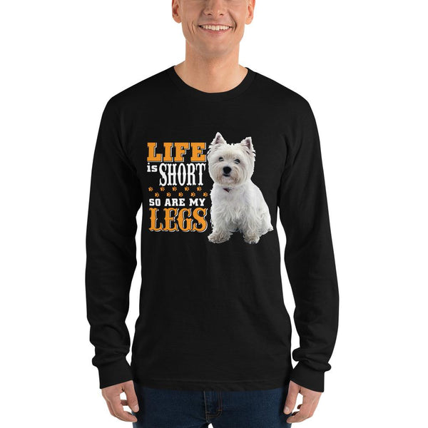 Unisex Long sleeve t-shirt - Featuring Your Own Dog! - 4 Terriers Only