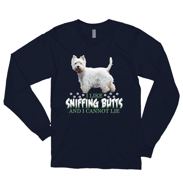 Unisex Long sleeve t-shirt - Featuring Your Own Dog! - 4 Terriers Only