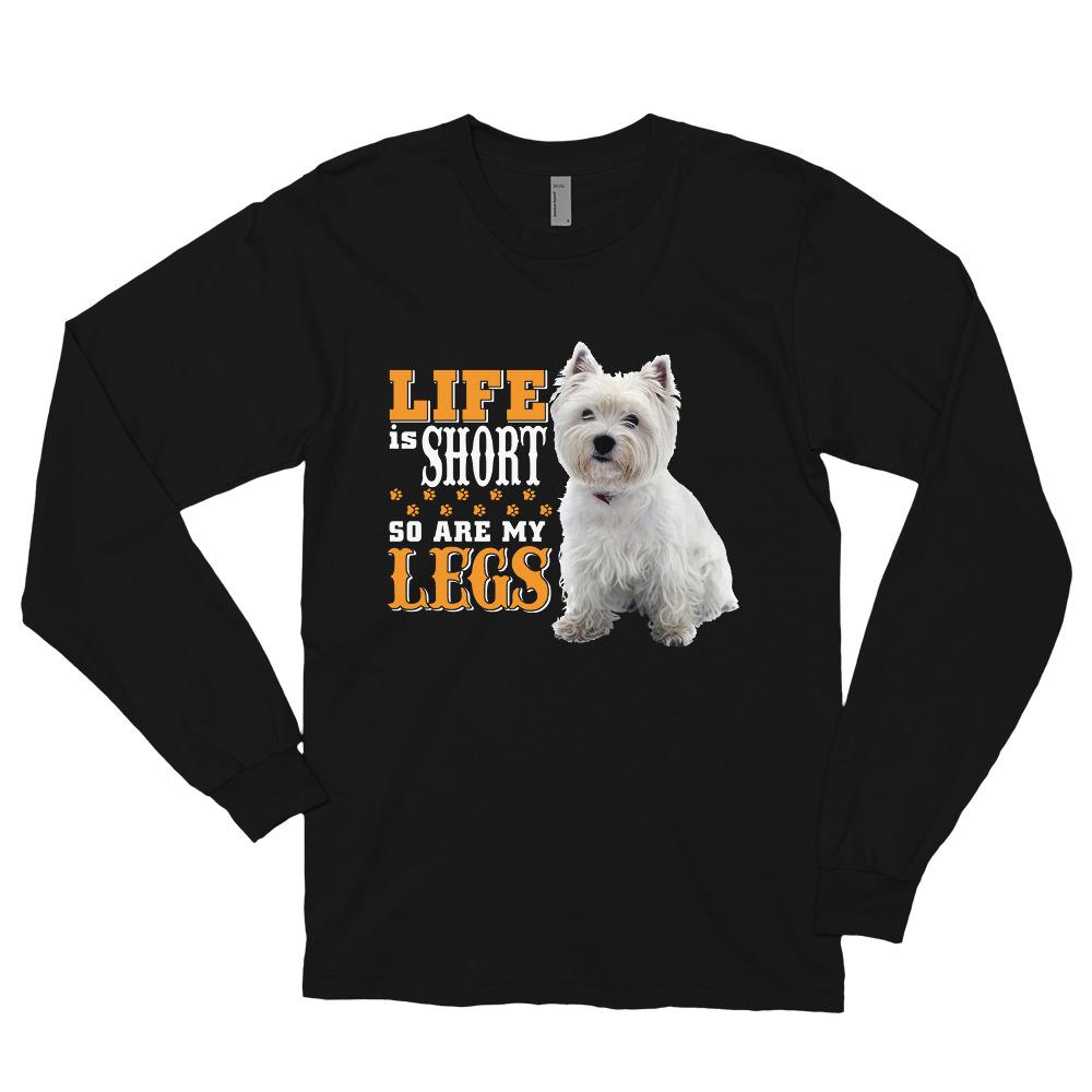 Unisex Long sleeve t-shirt - Featuring Your Own Dog! - 4 Terriers Only