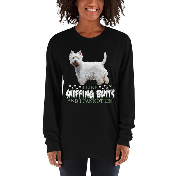 Unisex Long sleeve t-shirt - Featuring Your Own Dog! - 4 Terriers Only