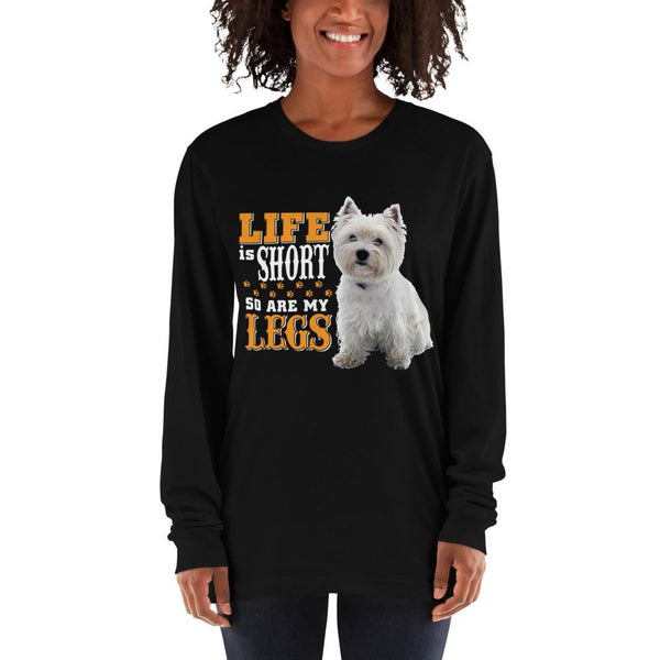 Unisex Long sleeve t-shirt - Featuring Your Own Dog! - 4 Terriers Only