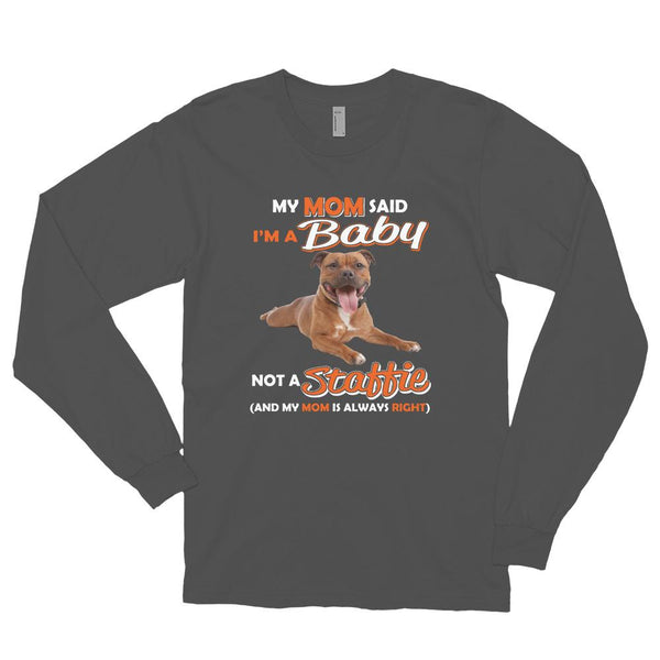 Unisex Long sleeve t-shirt - With Your Own Dogs Photo Printed On It! - 4 Terriers Only