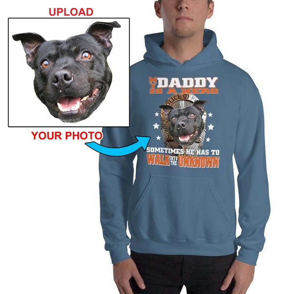 Your Own Dogs Photo On Your Hoodie!! - 4 Terriers Only