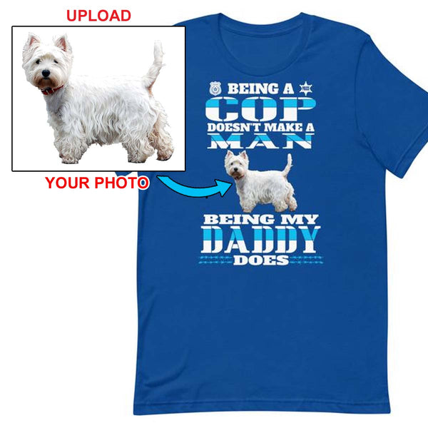 Your Own Dogs Photo Printed On This Fantastic T-Shirt - 4 Terriers Only