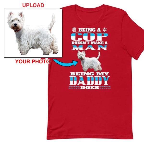 Your Own Dogs Photo Printed On This Fantastic T-Shirt - 4 Terriers Only