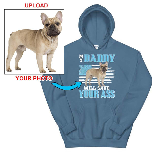 Your Own Hoodie - With Your Dogs Photo On It! - 4 Terriers Only